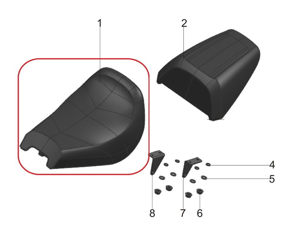 Pılder 125 Sürücü Koltuğu