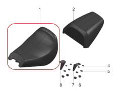 Pılder 125 Sürücü Koltuğu