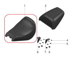 Pılder 125 Sürücü Koltuğu