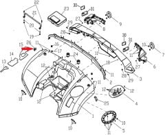 Promax 650L Arka Stop Baglantı Demiri Sağ