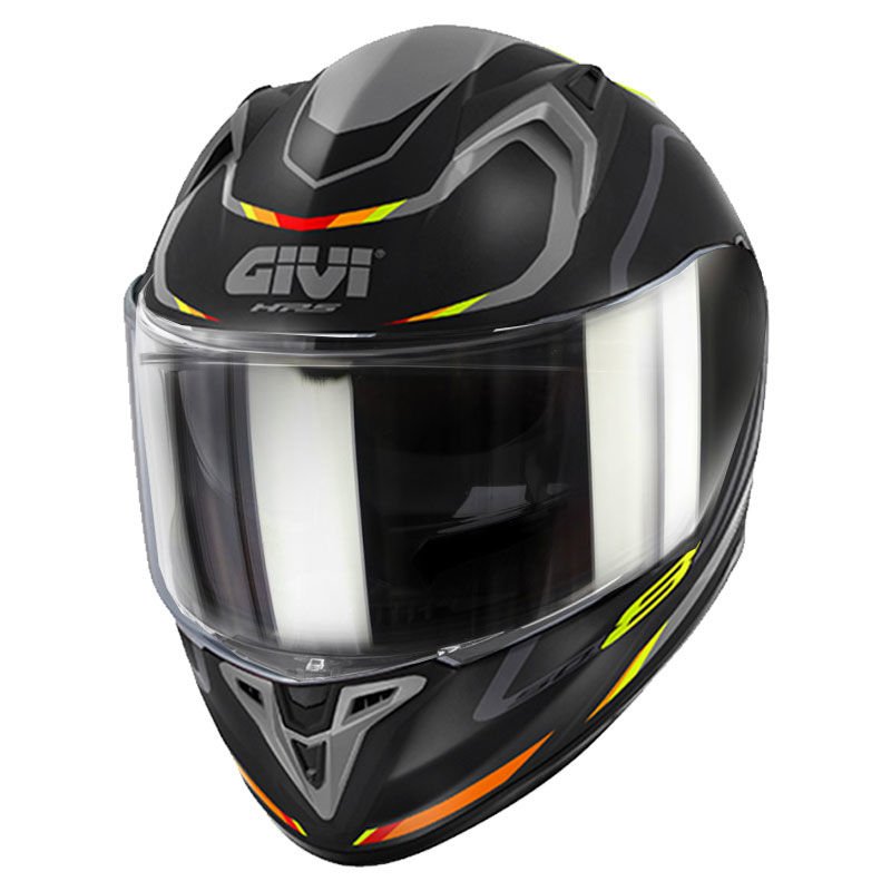 GIVI 50.8 MACH1 MAT SİYAH-GRİ-KIRMIZI KASK