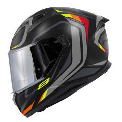 GIVI 50.8 MACH1 MAT SİYAH-GRİ-KIRMIZI KASK