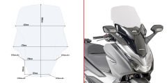 GIVI D1166ST HONDA FORZA 125-250 (18-20) RÜZGAR SİPERLİK