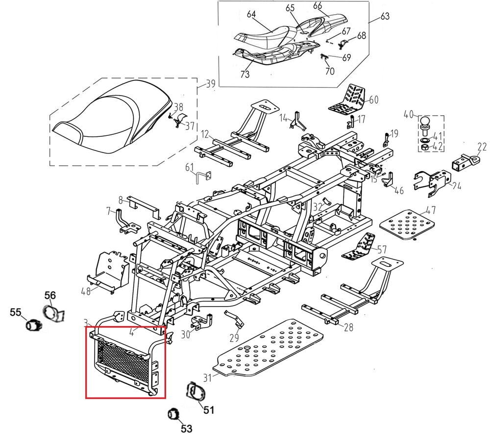 Promax 650L Ön Tampon Baglantı Braketi