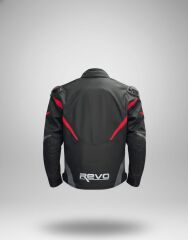 REVO HAWK Kırmızı 3 Katmanlı 4 Mevsim Unisex Motosiklet Montu