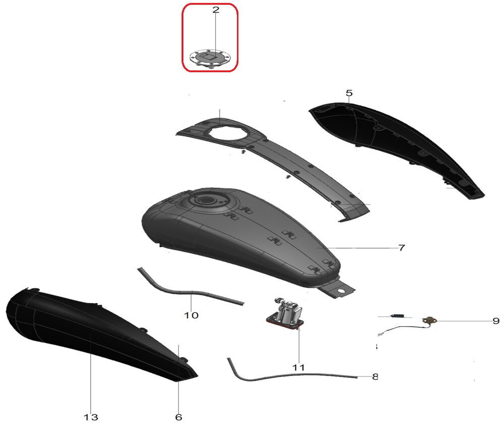 Pılder 125 Benzin Depo Kapağı