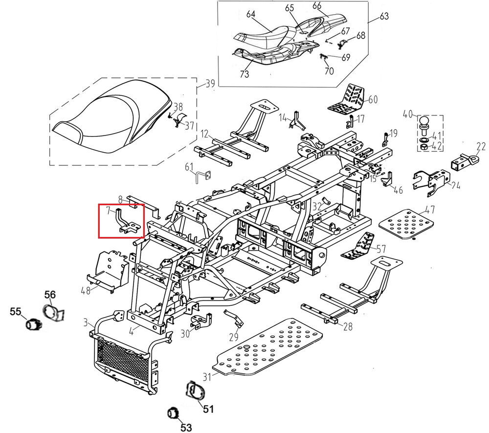 Promax 650L Ön Tampon İç Baglantı Sacı Sağ