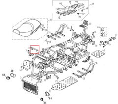 Promax 650L Kilometre Saat Alt Baglantı Sacı