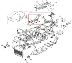 Promax 650L Ayak Basamak Alt Braket Komple Sağ