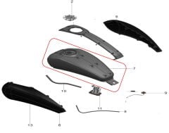 Pılder 125 Benzin Deposu