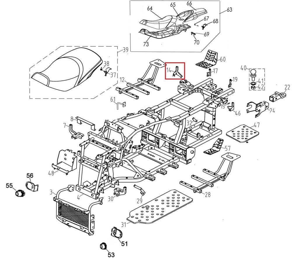 Promax 650L Arka Tampon İç Baglantı Sacı Sağ
