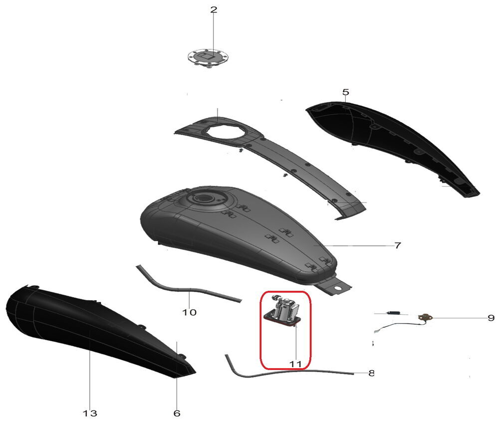 Pılder 125 Benzin Pompası Komple