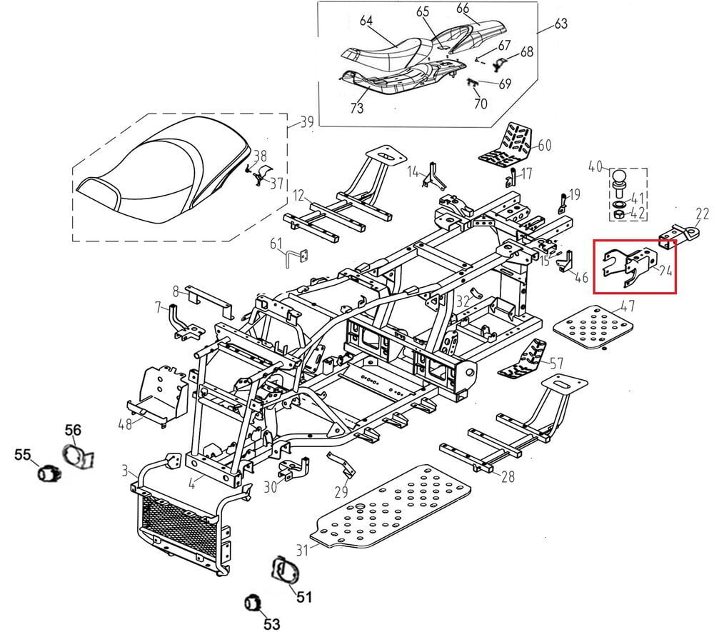 Promax 650L Çeki Demir Arka