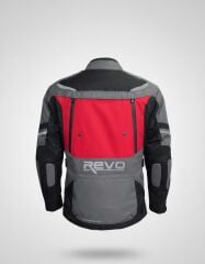 REVO STORK Kırmızı 4 Mevsim Unisex Motosiklet Montu