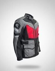 REVO STORK Kırmızı 4 Mevsim Unisex Motosiklet Montu