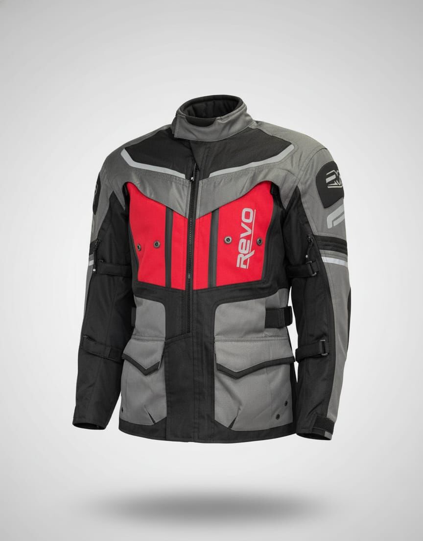 MOTOKİT Kırmızı 4 Mevsim Unisex Motosiklet Montu