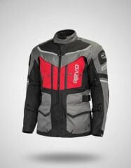 REVO STORK Kırmızı 4 Mevsim Unisex Motosiklet Montu
