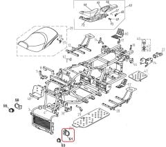 Promax 650L Ön Sinyal Sol Baglantı Braketi