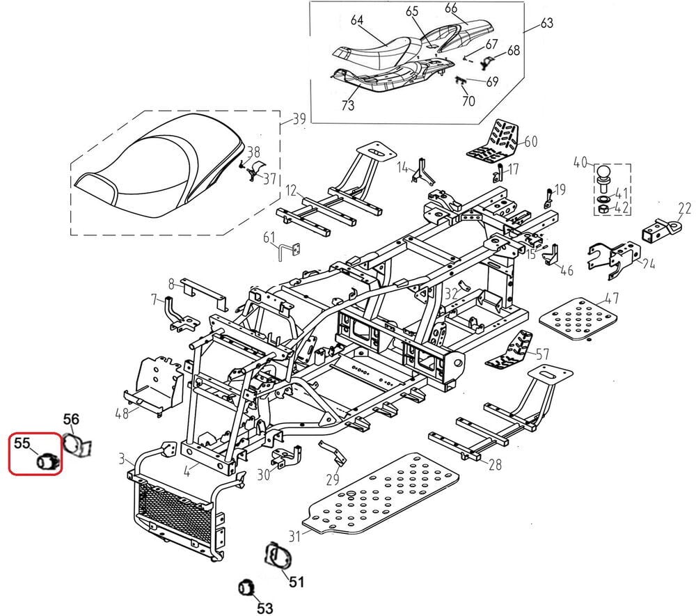 Promax 650L Ön Sinyal Sağ