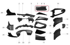 Pılder 125 Yan Kapak Sol
