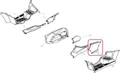 Promax 650L Gögüs Yan Kapak Arka Sol Nardo Gri