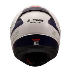LS2 RAPID 2 DRIVEWAY BEYAZ-MAVİ KASK