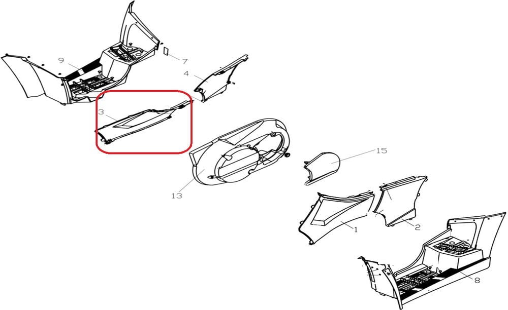 Promax 650L Gögüs Yan Kapak Ön Sağ Turuncu Renk