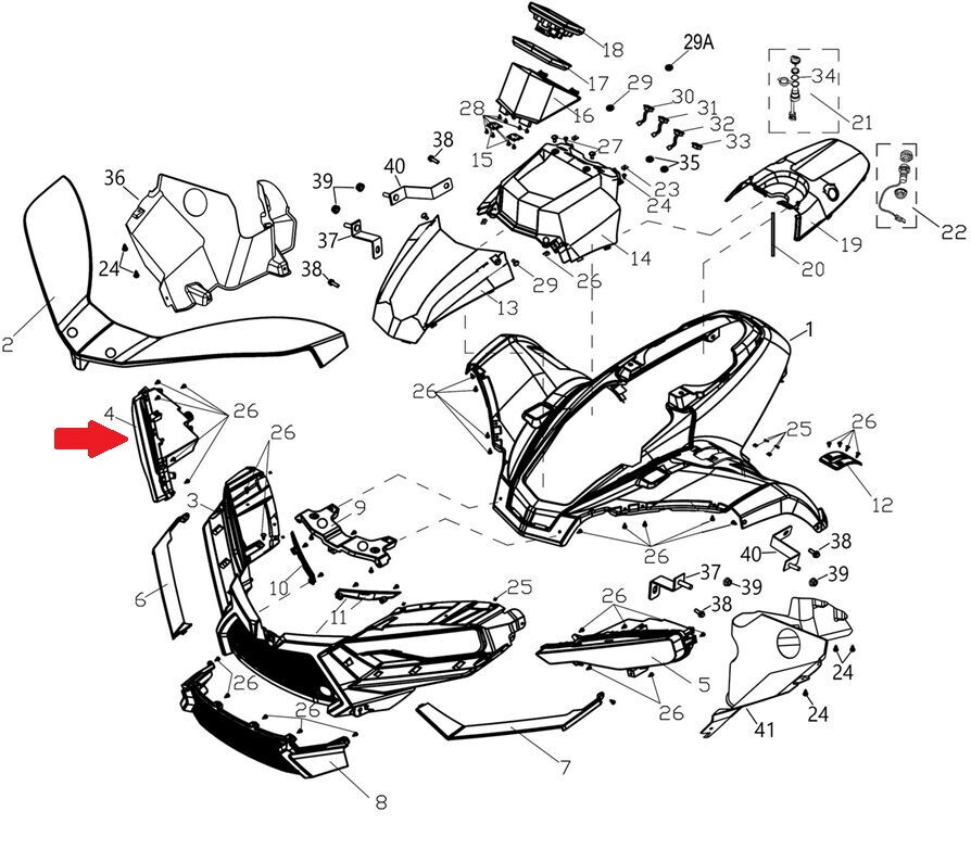 Promax 650L Ön Far Sağ