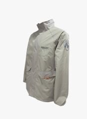 Gri Suya Dayanıklı Alt Üst Motosiklet Yağmurluk Seti – Taşıma Kılıflı, Oxford Kumaş Membranlı