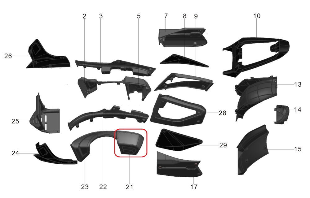 Pılder 125 Gaz Kelebek Granajı Sağ