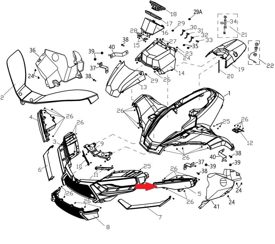 Promax 650L Ön Far Sol