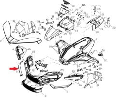 Promax 650L Far Altı Sakal Sağ Nardo Gri