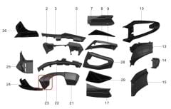 Pılder 125 Ön Yan Kapak Granajı Sağ