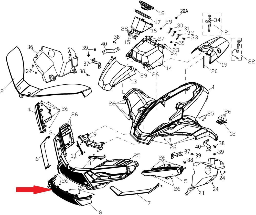 Promax 650L Ön Havalandırma Izgarası