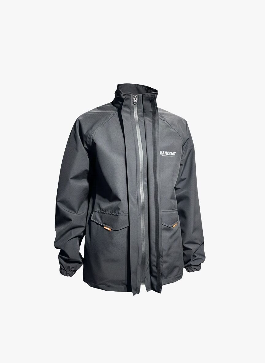 Siyah %100 Su Geçirmez Alt Üst Motosiklet Yağmurluk Seti – Taşıma Kılıflı, Oxford Kumaş Membranlı