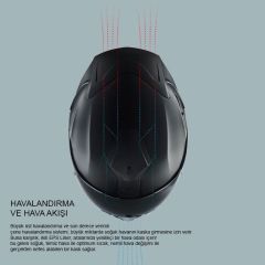 NEXX SX.100R ABISAL YEŞİL-KIRMIZI KASK