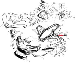 Promax 650L Ön Gögüs Sol Kapak