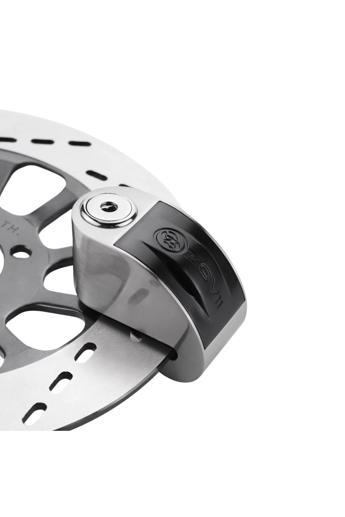 ZT6 | Gri 120 dB Alarmlı Motosiklet Disk Kilidi – IP67, Su Geçirmez, Çelik Güvenlik Kilidi