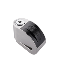 ZT6 | Gri 120 dB Alarmlı Motosiklet Disk Kilidi – IP67, Su Geçirmez, Çelik Güvenlik Kilidi