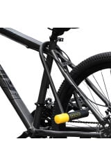 ZOVII ZNU14-230| Sarı 120 dB Alarmlı Motosiklet U Kilidi - 14 mm Çelik, Korozyon Dirençli, IP67