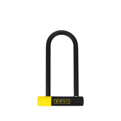 ZOVII ZNU14-230| Sarı 120 dB Alarmlı Motosiklet U Kilidi - 14 mm Çelik, Korozyon Dirençli, IP67