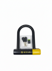 ZOVII ZNU14-150| Sarı 120 dB Alarmlı Motosiklet U Kilidi - 14 mm Çelik, Korozyon Dirençli, IP67