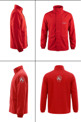 Kırmızı Suya Dayanıklı Alt Üst Motosiklet Yağmurluk Seti – Taşıma Kılıflı, Oxford Kumaş Membranlı