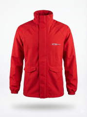 Kırmızı Suya Dayanıklı Alt Üst Motosiklet Yağmurluk Seti – Taşıma Kılıflı, Oxford Kumaş Membranlı