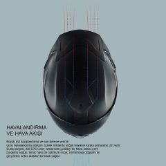 NEXX SX.100R GRIDLINE MAT GRİ-NEON SARI KASK