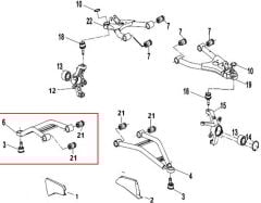 Promax 650L Ön Alt Salıncak Sol Komple Rot Baş İle Verilmektedir !