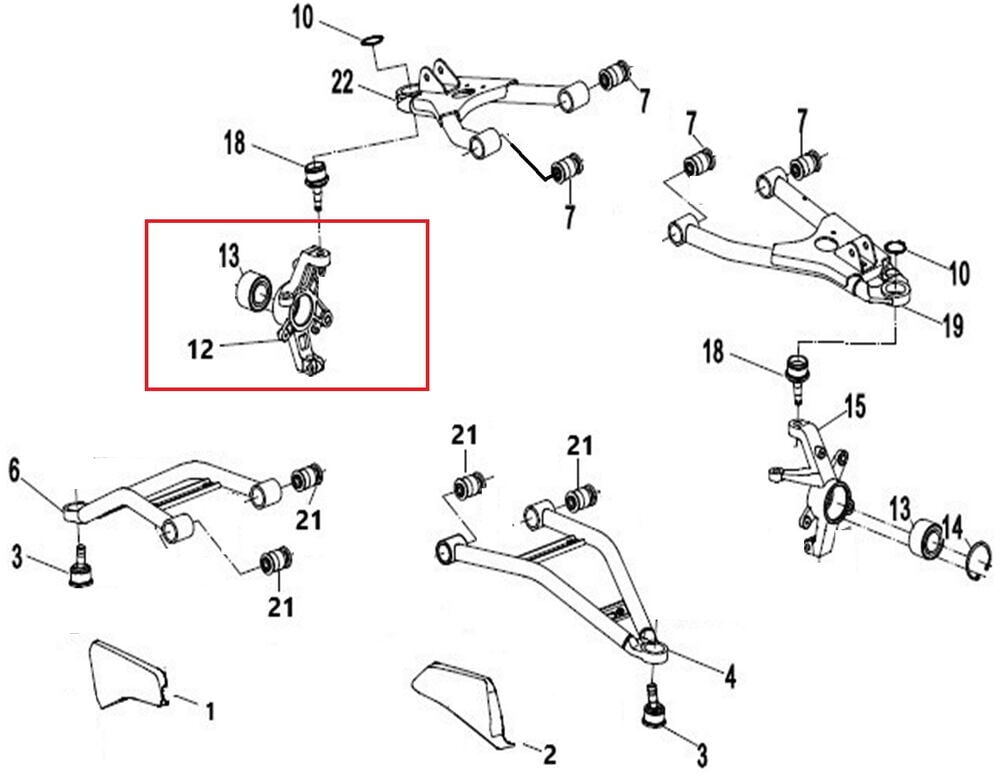 Promax 650L Jant Kelebeği Sol