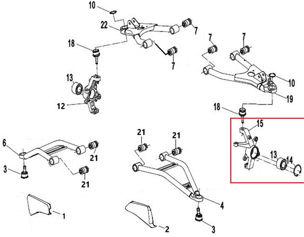 Promax 650L Jant Kelebeği Sağ