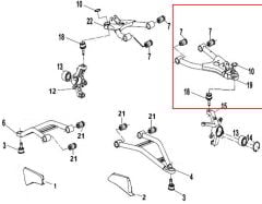 Promax 650L Ön Üst Salıncak Sağ Komple Rot Baş İle Verilmektedir !