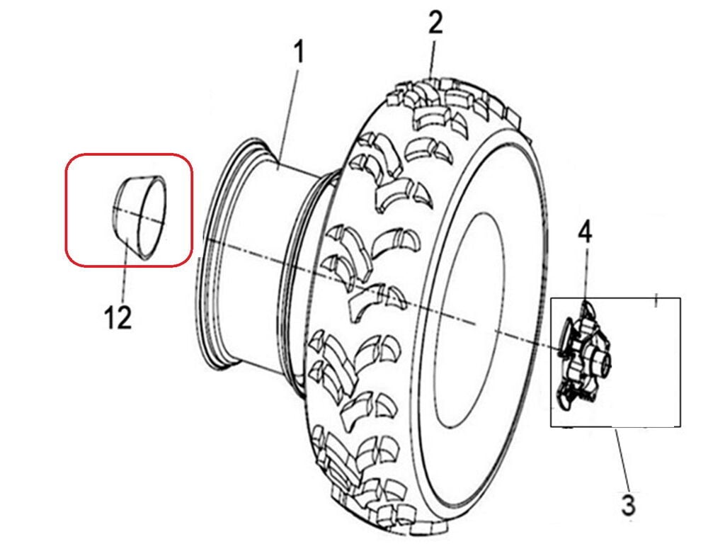 Promax 650L Ön Jant Kapağı